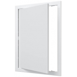 Люк ревизионный 418х318мм Auramax AD, фланец 296х396мм, нажимной, пластиковый белый