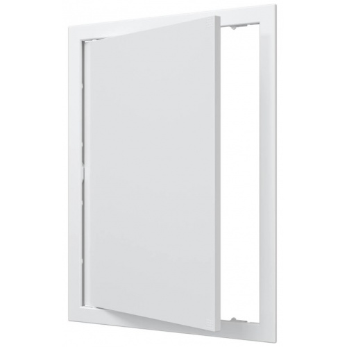 Люк ревизионный 418х318мм Auramax AD, фланец 296х396мм, нажимной, пластиковый белый купить в интернет магазине Санрай73