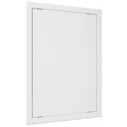 Люк ревизионный 418х318мм Auramax AD, фланец 296х396мм, нажимной, пластиковый белый