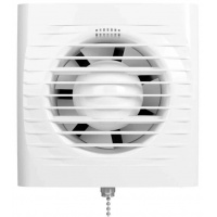 Вентилятор Ø100мм Auramax Optima 150х150мм, выключатель, белый