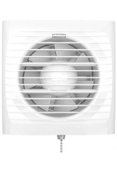 Вентилятор Ø125мм Auramax Optima 175х175мм, выключатель, белый