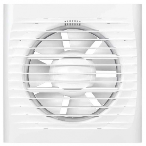 Вентилятор Ø125мм Auramax Optima 175х175мм, обратный клапан, белый купить в интернет магазине Санрай73