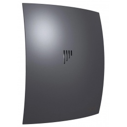 Вентилятор Ø100мм Diciti Breeze 175х220мм, обратный клапан, темно-серый