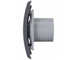 Вентилятор Ø100мм Diciti Breeze 175х220мм, обратный клапан, темно-серый