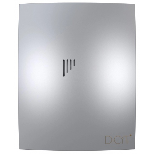 Вентилятор Ø100мм Diciti Breeze 175х220мм, обратный клапан, серый купить в интернет магазине Санрай73