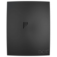 Вентилятор Ø100мм Diciti Breeze 175х220мм, обратный клапан, матовый черный