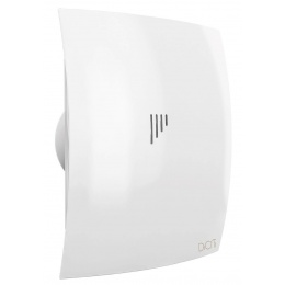Вентилятор Ø100мм Diciti Breeze 175х220мм, обратный клапан, белый