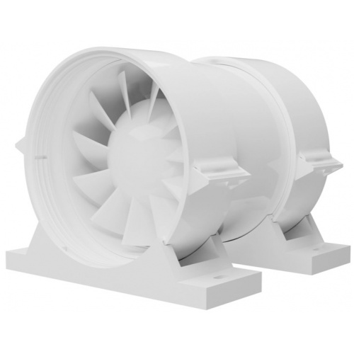 Вентилятор Ø100мм Diciti Pro 103х103мм, канальный, на кронштейне, белый купить в интернет магазине Санрай73