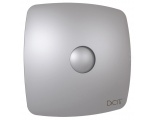 Вентилятор Ø100мм Diciti Rio 170х170мм, обратный клапан, серый