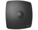 Вентилятор Ø100мм Diciti Rio 170х170мм, обратный клапан, матовый черный