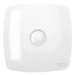 Вентилятор Ø100мм Diciti Rio 170х170мм, обратный клапан, белый