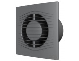 Вентилятор Ø100мм Diciti Slim 150х150мм, обратный клапан, серый
