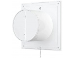 Вентилятор Ø150мм Diciti Slim 205х205мм, обратный клапан, выключатель, белый