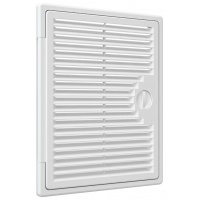 Люк Декофот 200х250мм Evecs ДФ накладной вентилируемый, пластиковый белый