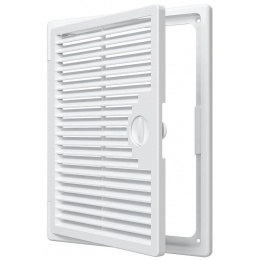 Люк Декофот 200х250мм Evecs ДФ накладной вентилируемый, пластиковый белый