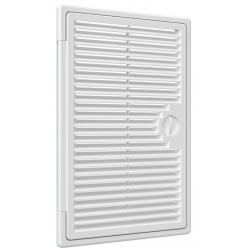 Люк Декофот 200х300мм Evecs ДФ накладной вентилируемый, пластиковый белый