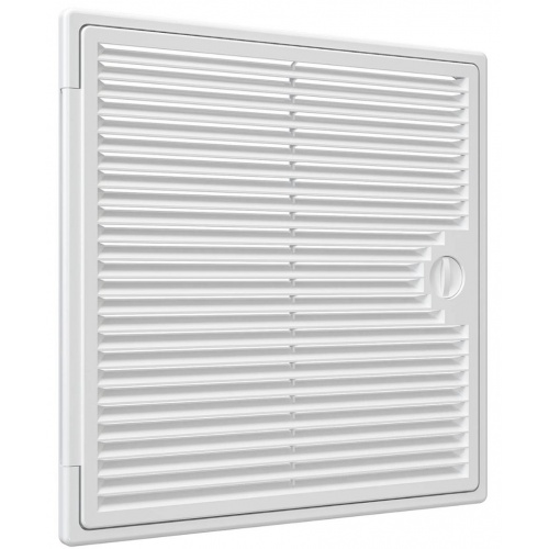 Люк Декофот 300х300мм Evecs ДФ накладной вентилируемый, пластиковый белый купить в интернет магазине Санрай73
