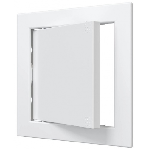 Люк ревизионный 168х168мм Evecs Л, фланец 146х146мм, нажимной, пластиковый белый купить в интернет магазине Санрай73