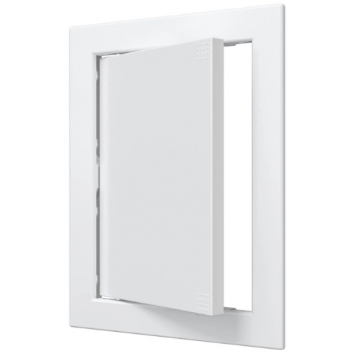 Люк ревизионный 168х218мм Evecs Л, фланец 146х196мм, нажимной, пластиковый белый купить в интернет магазине Санрай73