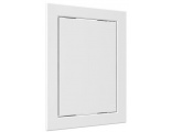 Люк ревизионный 168х218мм Evecs Л, фланец 146х196мм, нажимной, пластиковый белый