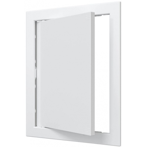 Люк ревизионный 218х268мм Evecs Л, фланец 196х246мм, нажимной, пластиковый белый купить в интернет магазине Санрай73