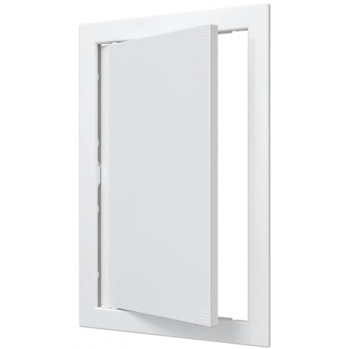 Люк ревизионный 218х318мм Evecs Л, фланец 196х296мм, нажимной, пластиковый белый купить в интернет магазине Санрай73