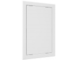 Люк ревизионный 218х318мм Evecs Л, фланец 196х296мм, нажимной, пластиковый белый