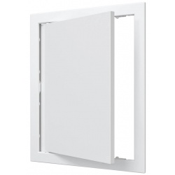 Люк ревизионный 268х318мм Evecs Л, фланец 246х296мм, нажимной, пластиковый белый