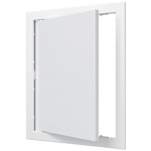 Люк ревизионный 268х318мм Evecs Л, фланец 246х296мм, нажимной, пластиковый белый купить в интернет магазине Санрай73