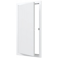 Люк ревизионный 174х324мм Evecs LN, фланец 150х300мм, нажимной, пластиковый белый