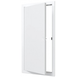 Люк ревизионный 174х324мм Evecs LN, фланец 150х300мм, нажимной, пластиковый белый