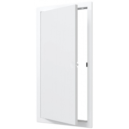 Люк ревизионный 174х324мм Evecs LN, фланец 150х300мм, нажимной, пластиковый белый купить в интернет магазине Санрай73