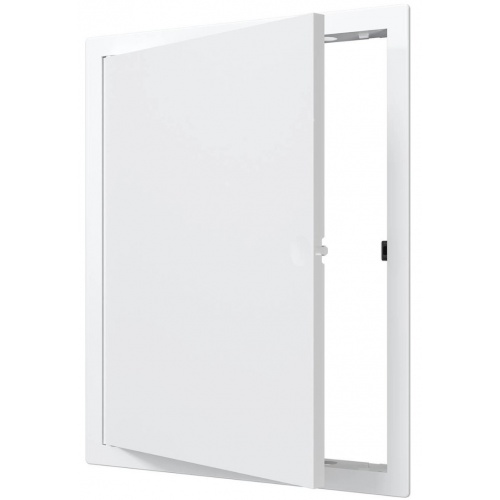 Люк ревизионный 224х274мм Evecs LN, фланец 200х250мм, нажимной, пластиковый белый купить в интернет магазине Санрай73