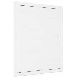 Люк ревизионный 224х274мм Evecs LN, фланец 200х250мм, нажимной, пластиковый белый