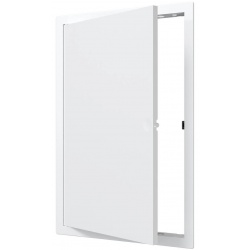 Люк ревизионный 224х324мм Evecs LN, фланец 200х300мм, нажимной, пластиковый белый