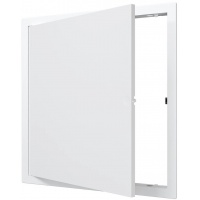 Люк ревизионный 328х328мм Evecs LN, фланец 300х300мм, нажимной, пластиковый белый