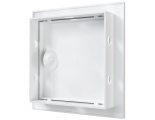 Люк ревизионный 122х122мм Evecs ЛР, фланец 98х98мм, ручка, пластиковый белый