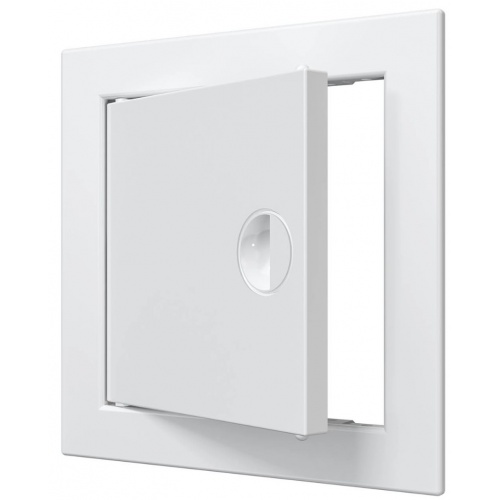 Люк ревизионный 168х168мм Evecs ЛР, фланец 146х146мм, ручка, пластиковый белый купить в интернет магазине Санрай73