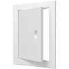 Люк ревизионный 168х218мм Evecs ЛР, фланец 146х196мм, ручка, пластиковый белый