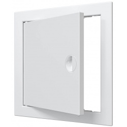Люк ревизионный 218х218мм Evecs ЛР, фланец 196х196мм, ручка, пластиковый белый