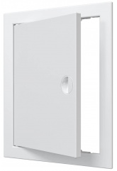 Люк ревизионный 218х268мм Evecs ЛР, фланец 196х246мм, ручка, пластиковый белый