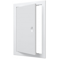 Люк ревизионный 218х318мм Evecs ЛР, фланец 196х296мм, ручка, пластиковый белый