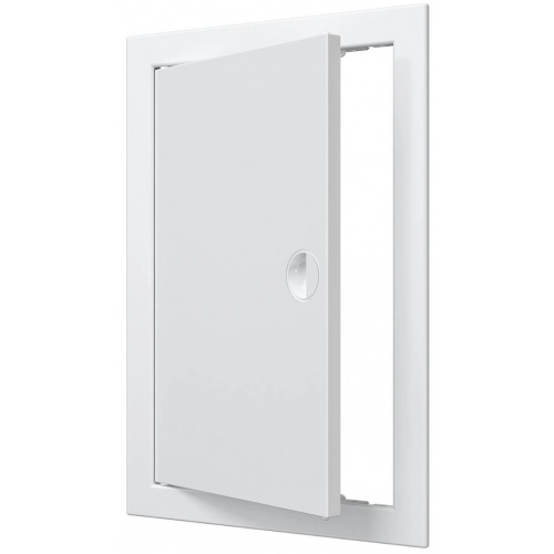 Люк ревизионный 218х318мм Evecs ЛР, фланец 196х296мм, ручка, пластиковый белый купить в интернет магазине Санрай73