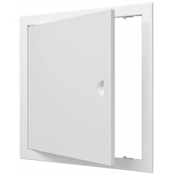 Люк ревизионный 318х318мм Evecs ЛР, фланец 296х296мм, ручка, пластиковый белый