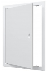 Люк ревизионный 318х418мм Evecs ЛР, фланец 296х396мм, ручка, пластиковый белый