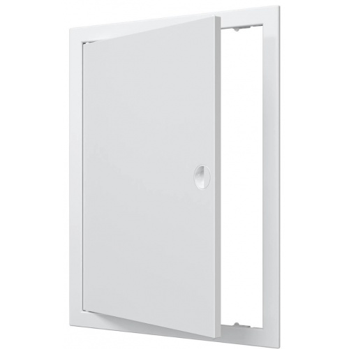 Люк ревизионный 318х418мм Evecs ЛР, фланец 296х396мм, ручка, пластиковый белый купить в интернет магазине Санрай73