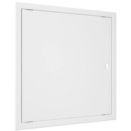 Люк ревизионный 418х418мм Evecs ЛР, фланец 396х396мм, ручка, пластиковый белый