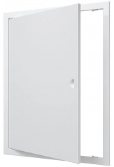 Люк ревизионный 418х518мм Evecs ЛР, фланец 396х496мм, ручка, пластиковый белый