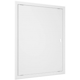 Люк ревизионный 418х518мм Evecs ЛР, фланец 396х496мм, ручка, пластиковый белый