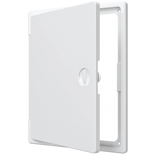 Люк ревизионный 200х250мм Evecs ЛТП, накладной, ручка-задвижка, пластиковый белый купить в интернет магазине Санрай73